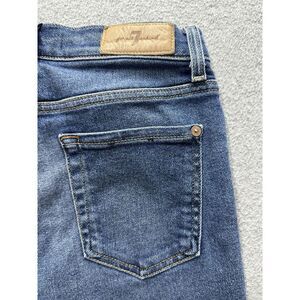 7 For All Mankind Jeans Womens 26 Blue Denim Skinny Ankle Luxe Vintage Ladies